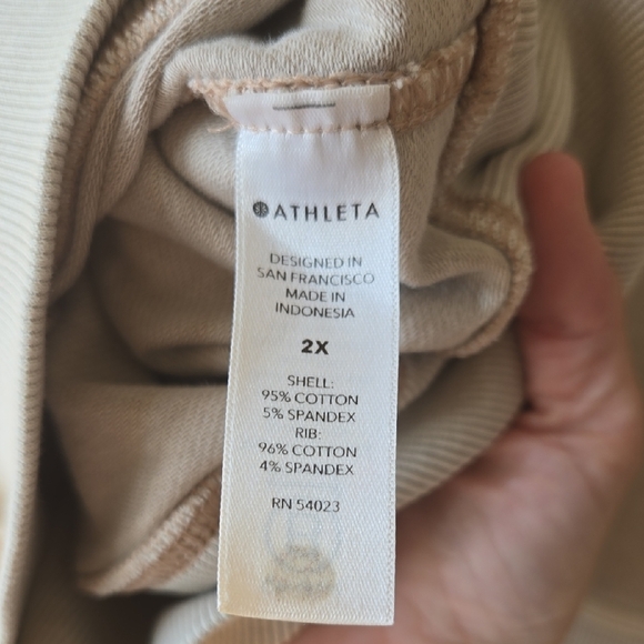 Athleta Neutral Bomber Jacket, Athleisure, Oversized, Comfort, VGUC - Picture 8 of 9